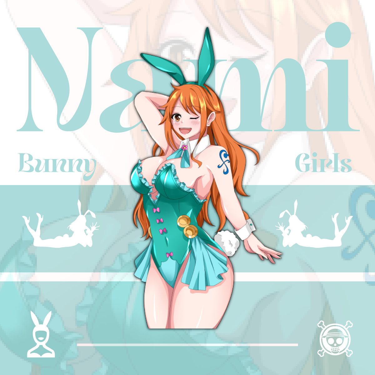 Nami Bunny Girl Sticker