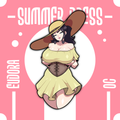 ✨ Sundress Series – Eudora (5” Sticker)