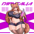 Goth Streetwear Raphtalia – 5" Vinyl Sticker