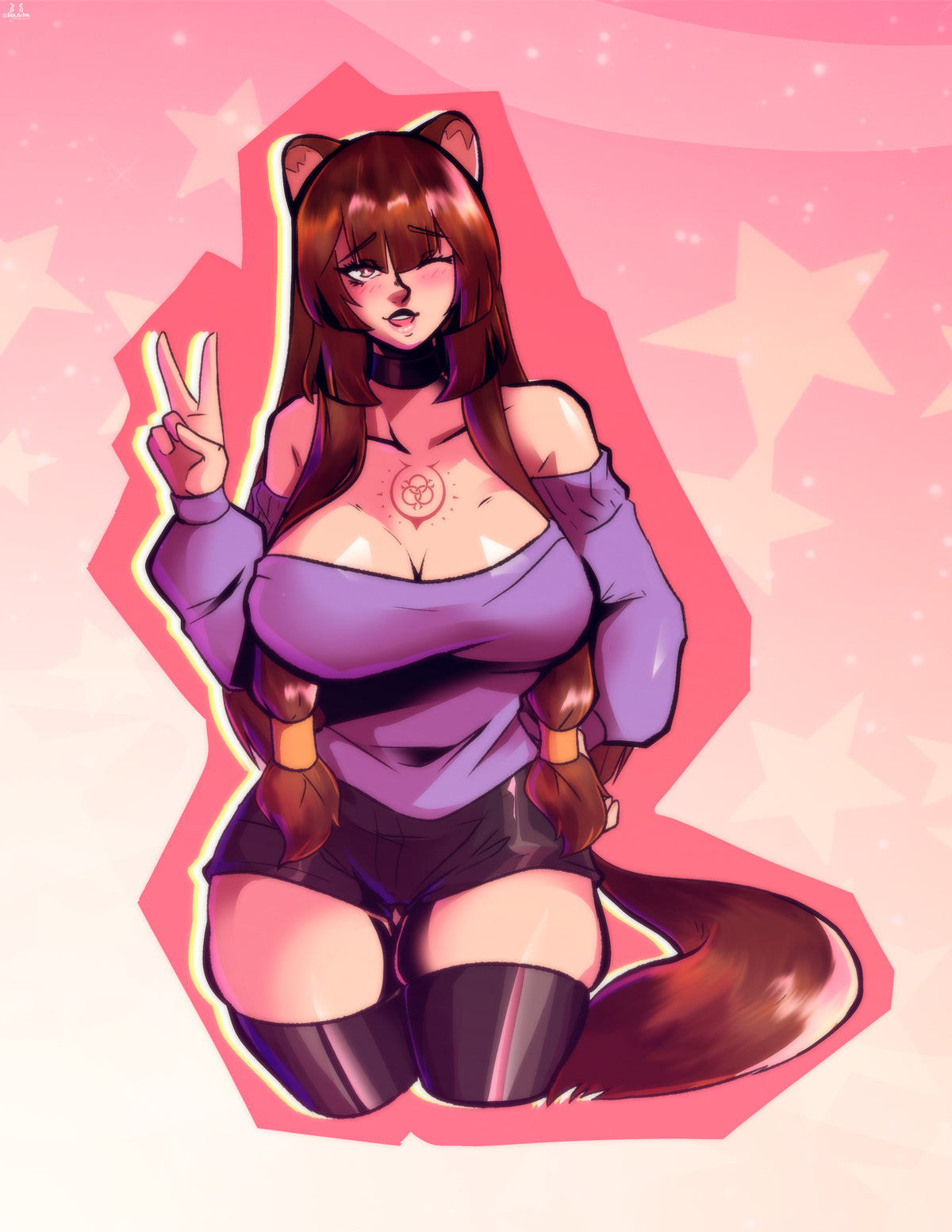 Cozy Waifu - Raphtalia 5" Vinyl Sticker